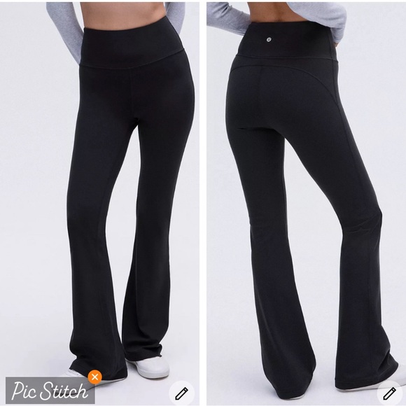 Lululemon Groove SHR Nulu Flared Pant *Regular 32.5 Color Black NWT - Picture 1 of 8